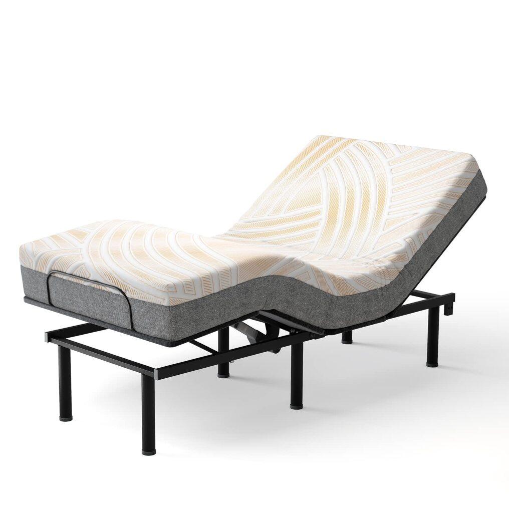 KOMFOTT 8 Inch Adjustable Bed Mattress Twin XL, 3D Transformable Cutting Mattress