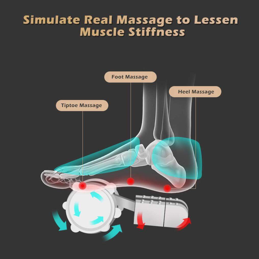360° Support Bar 3D Electric Foot Massager Machine for Neuropathy Pain