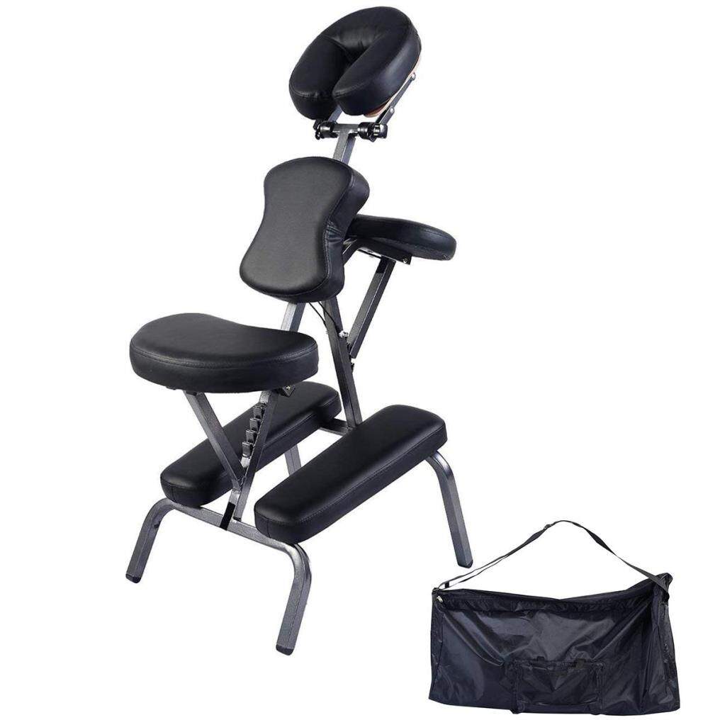 Komfott Portable Light Weight Massage Chair Travel Massage Tattoo Spa Chair w/Carrying Bag