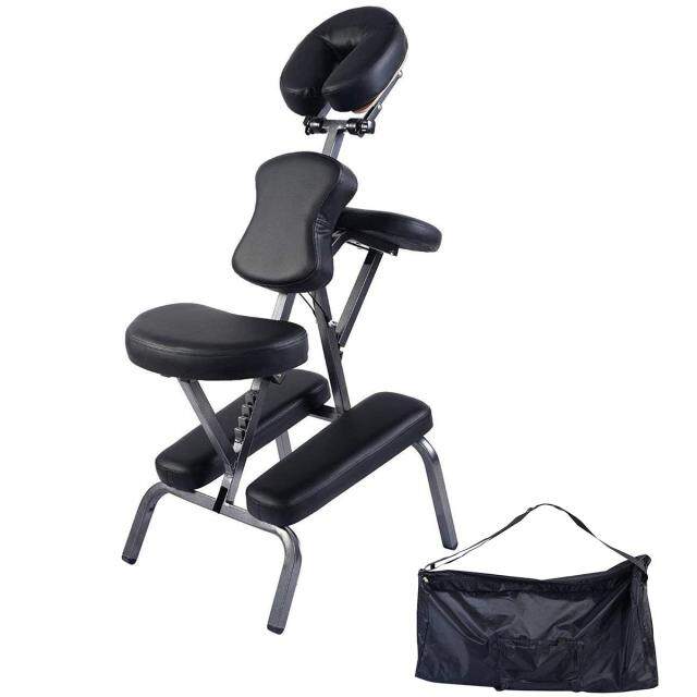 Komfott Portable Light Weight Massage Chair Travel Massage Tattoo Spa Chair w/Carrying Bag