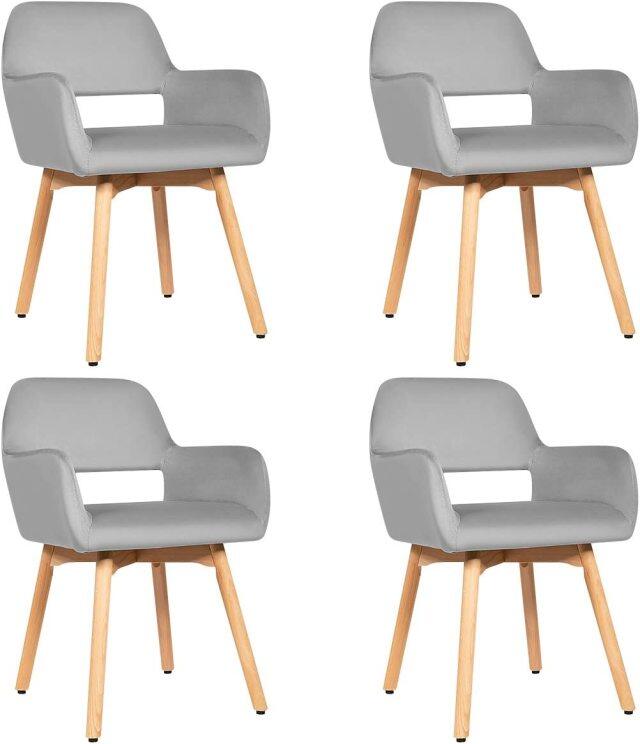 Velvet Dining Chairs, Modern Leisure Accent Living Room Chair