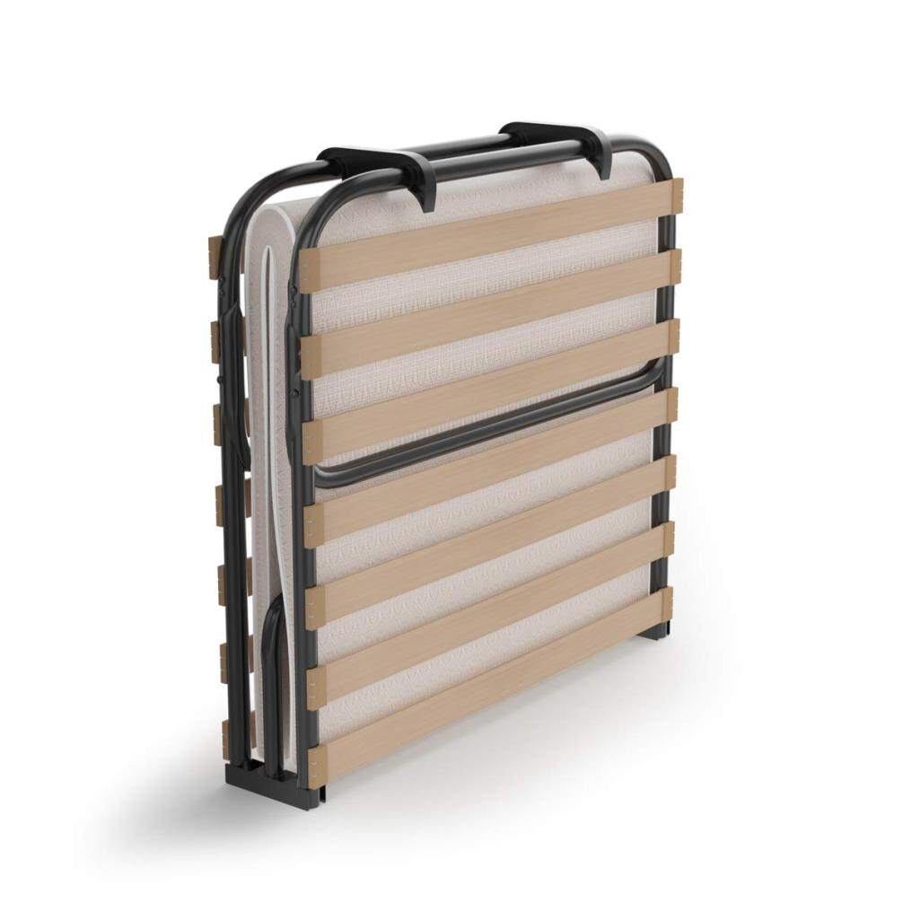 Folding Bed Frame with Mattress Twin Size (2" or 4")