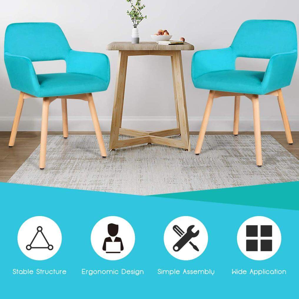 Velvet Dining Chairs, Modern Leisure Accent Living Room Chair