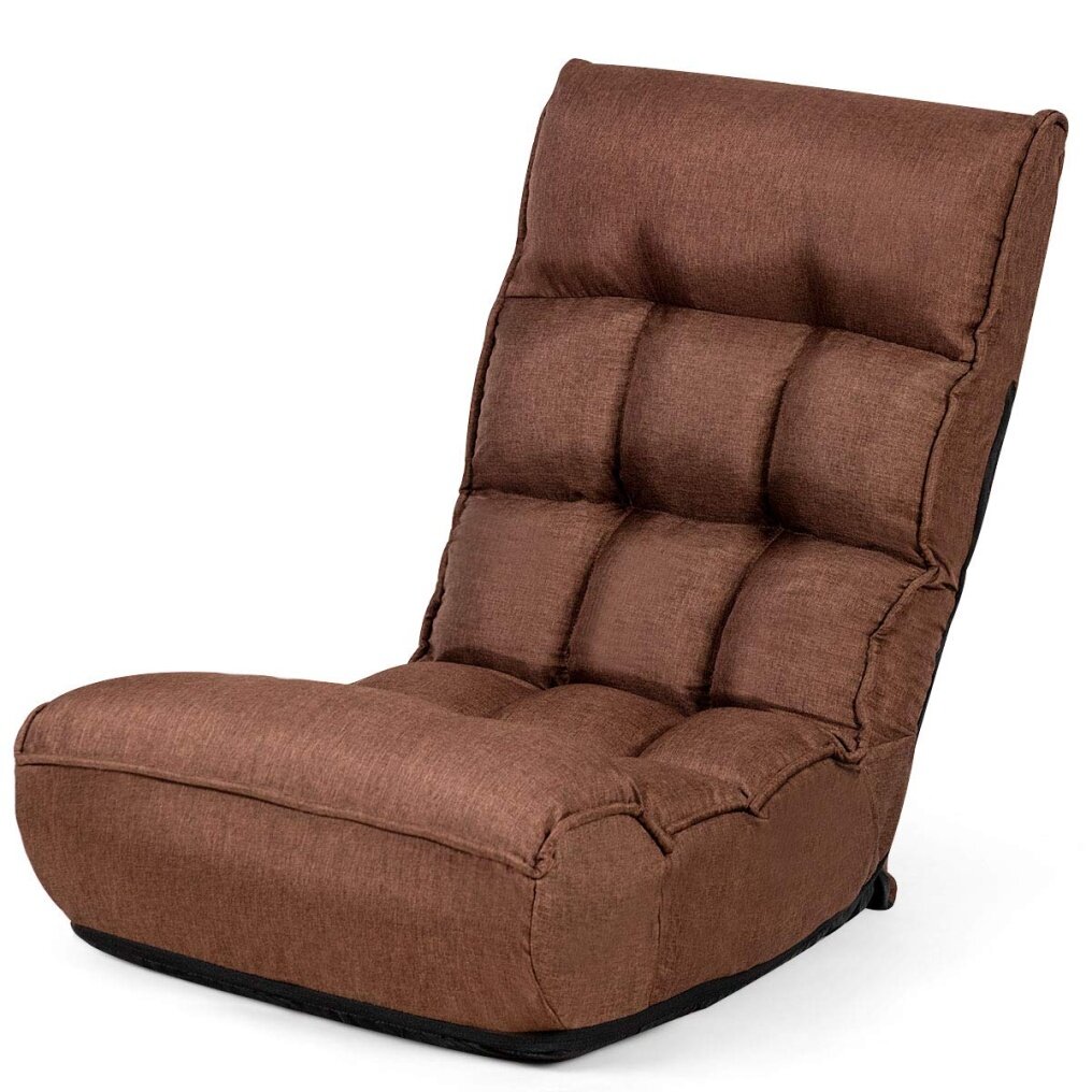 Komfott Folding Floor Gaming Chair Sleeper 4-Position Adjustable