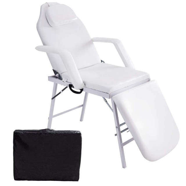 73 Inch Adjustable Massage Tattoo Chair for Salon Beauty Spa