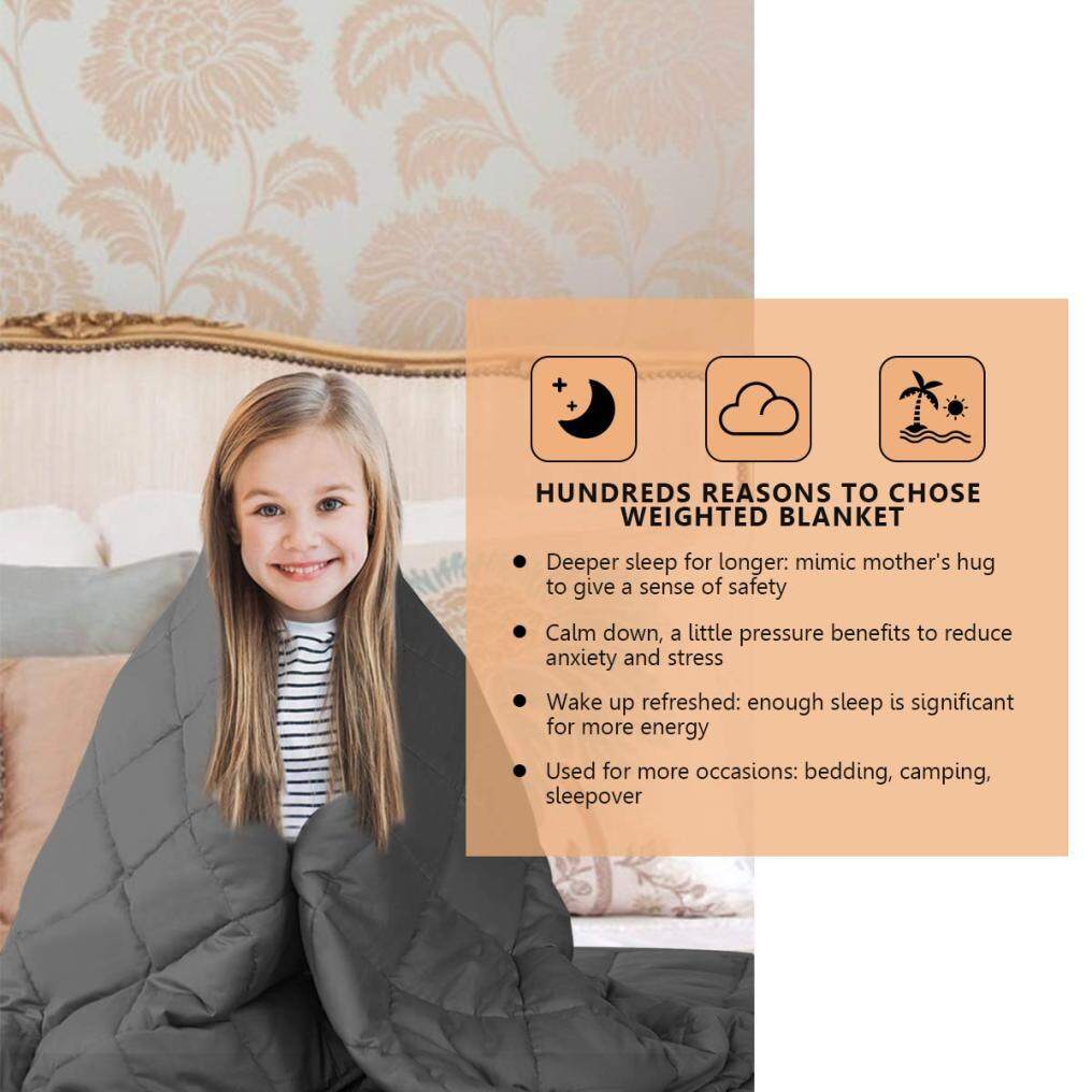 Premium Weighted Blanket , 7lbs | 41"x60", for Kids