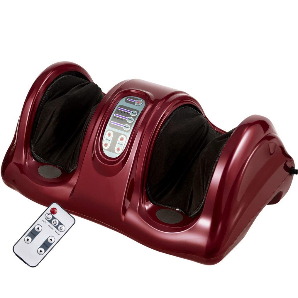 Electric Shiatsu Foot Massager w/Remote and 4 Massage Modes