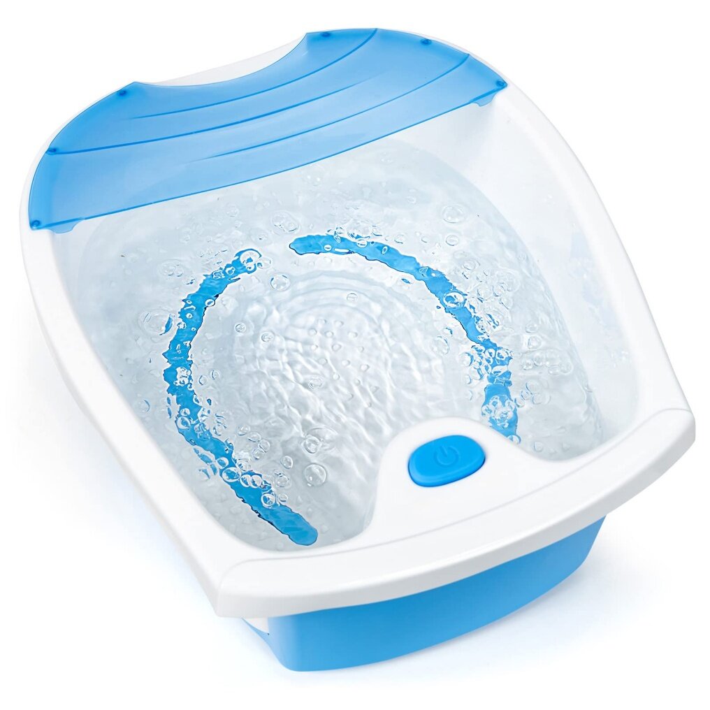 Portable Home Foot Spa Bath W/Smooth Bubble Massage