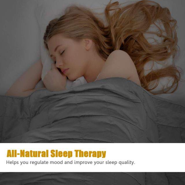 Premium Weighted Blanket, Queen Size, Best Heavy Blankets for Adults 160-180lbs
