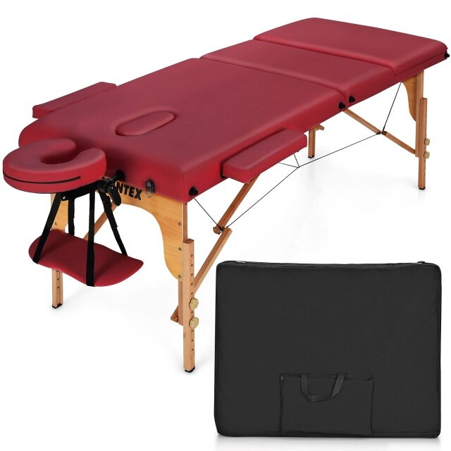 Professional Massage Bed Height Adjustable with Carry Case