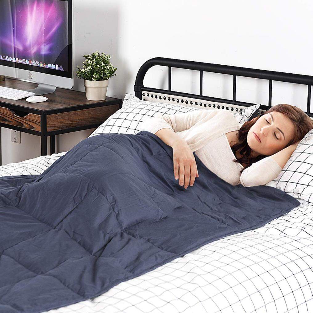 Weighted Blanket with 200GSM Crystal Velvet Cover 20lbs |60"x80"| Queen Size