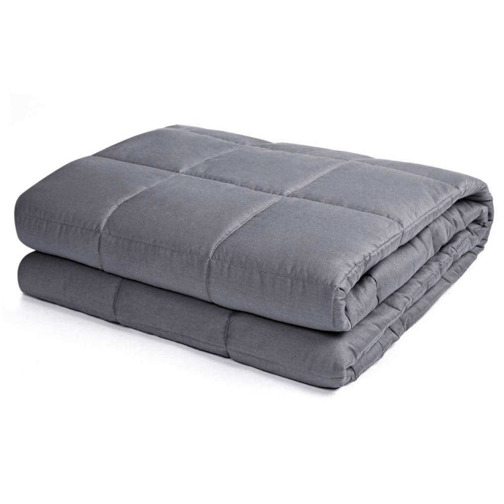 Weighted Blanket 7lbs-20lbs for Kids & Adults | Premium 200TC 100% Cotton Fabric-Breathable and Comfortable