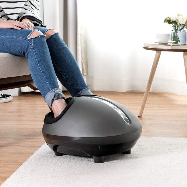 Shiatsu Foot Massager Machine with Deep-Kneading Air Compression & Heat