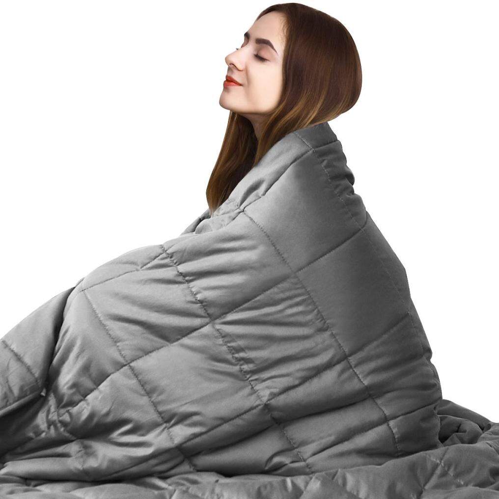 Premium Weighted Blanket, 15lbs | 60"x80" | Queen Size, for Adults