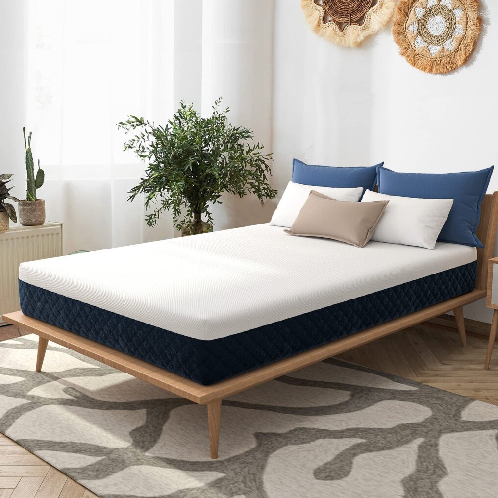 Memory Foam Mattress, 8 inch Mattress Full with Gel Infused Memory Foam & Bamboo Charcoal Foam