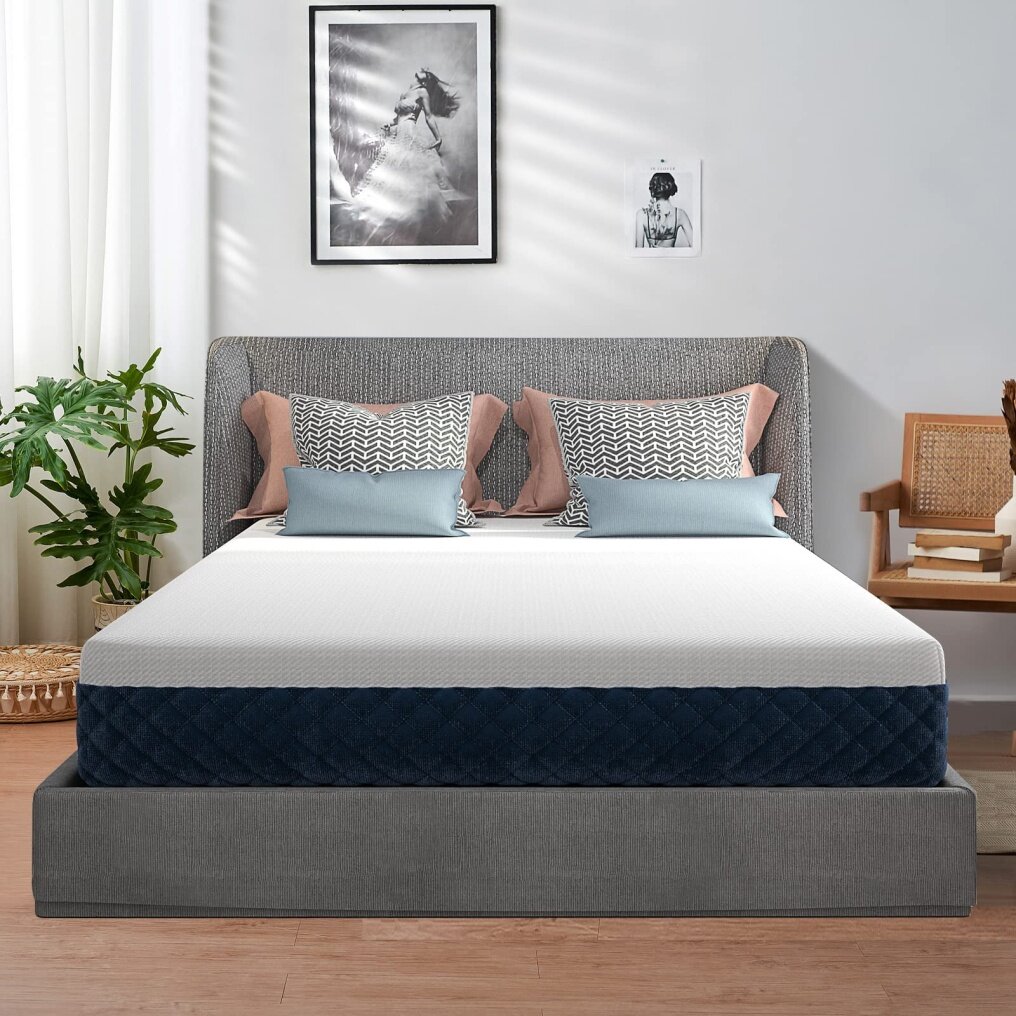 Memory Foam Mattress, 8 inch Mattress Full with Gel Infused Memory Foam & Bamboo Charcoal Foam