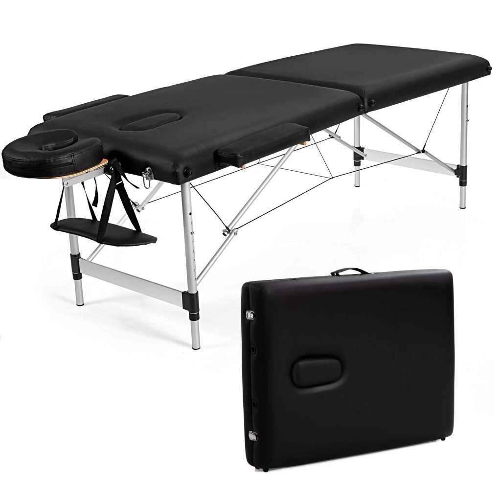 84inch Portable Folding Massage Bed Aluminium Frame & Height Adjustable
