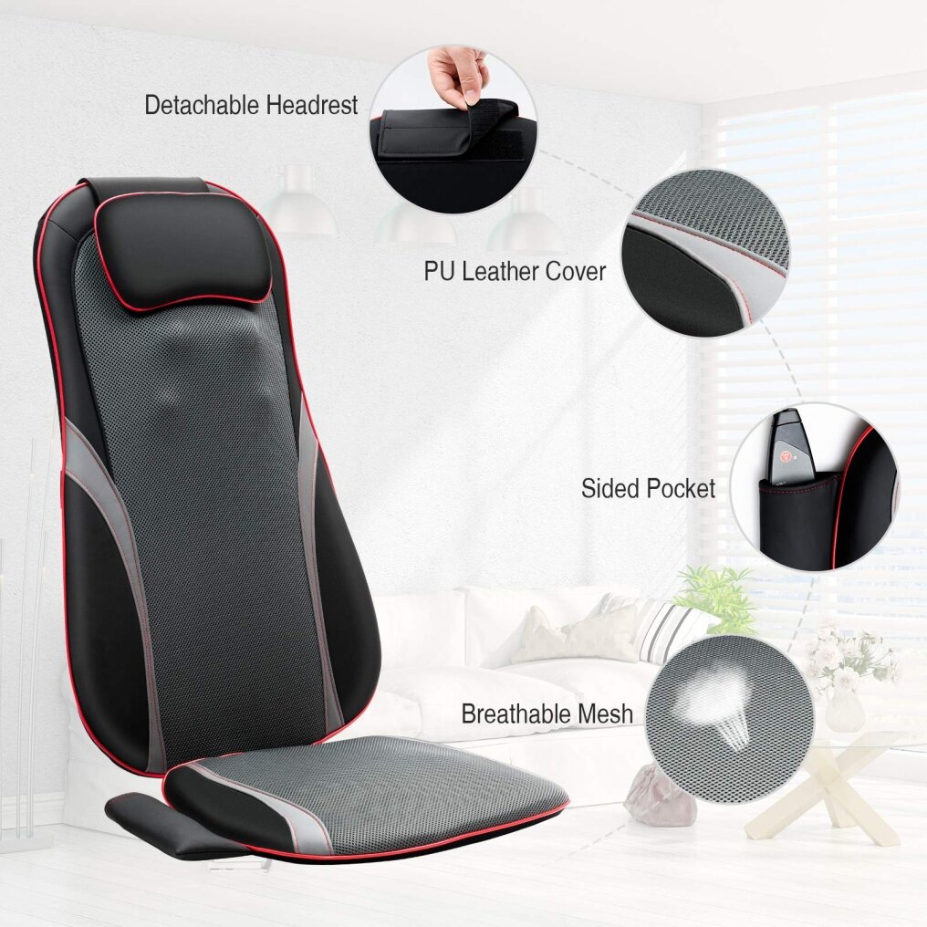 Komfott Massage Seat Cushion for Home and Office Chair Use