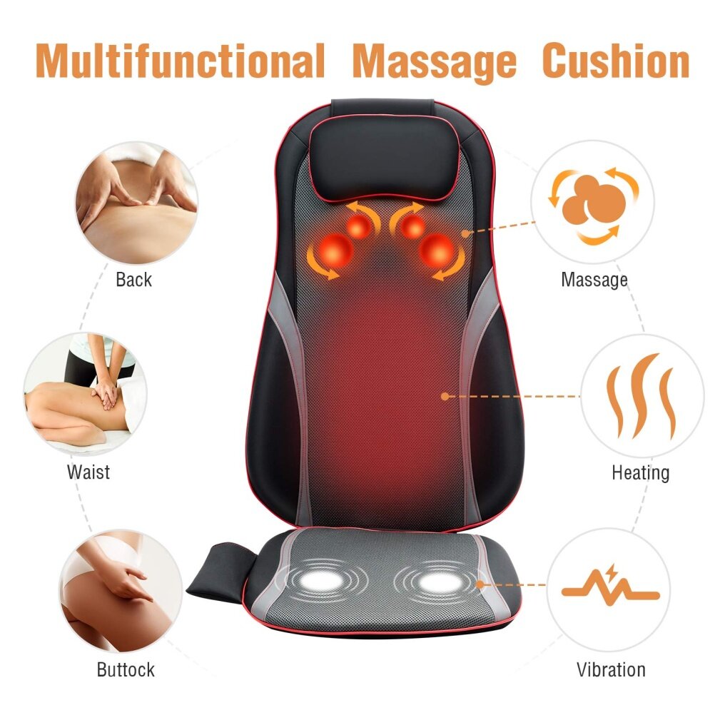 Komfott Massage Seat Cushion for Home and Office Chair Use