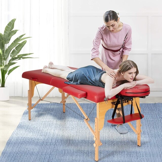 84inch Professional Massage Bed Height Adjustable with Carry Case