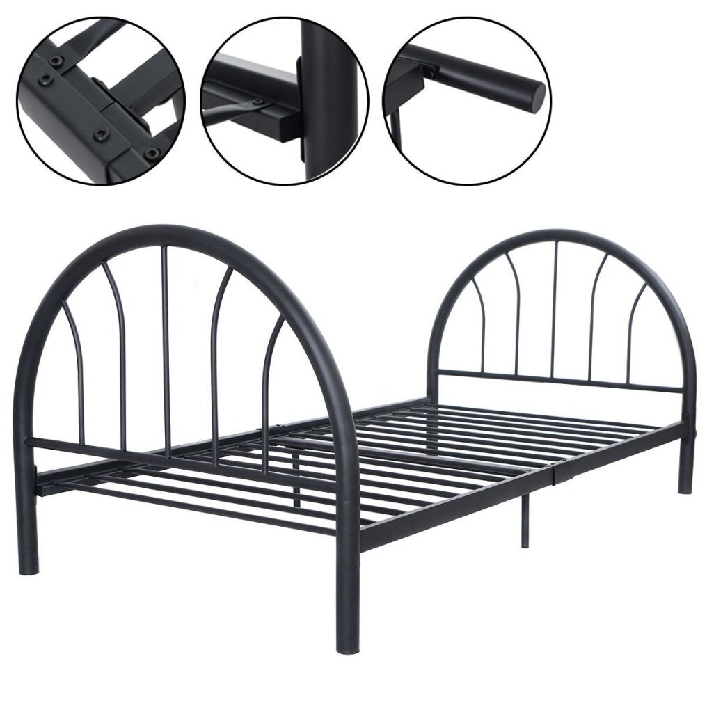 83"x42"x35" Metal Bed Platform Frame