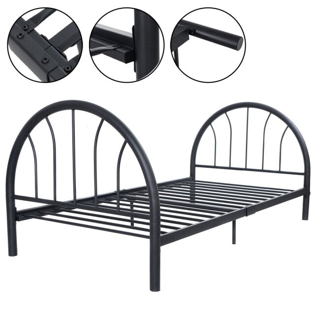 83"x42"x35" Metal Bed Platform Frame