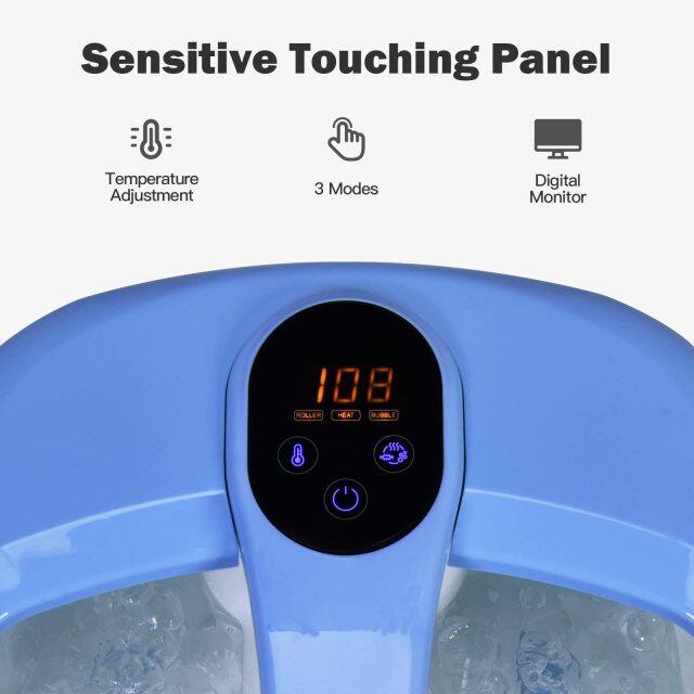 Foot Spa Bath Massager with Automatic Massage Rollers