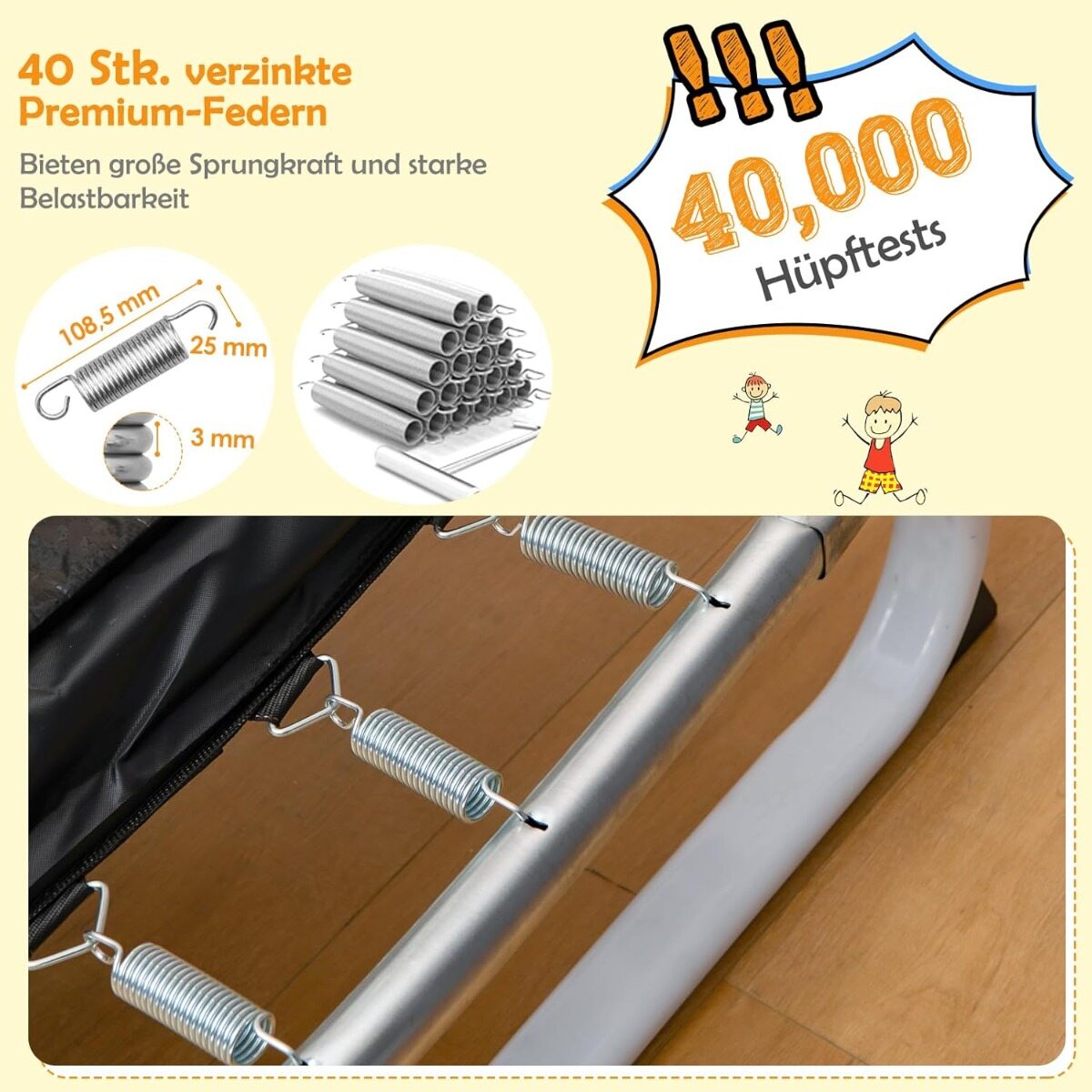 3-ühes laste batuut kiige ja horisontaalse vardaga, aiabatuut, kollane