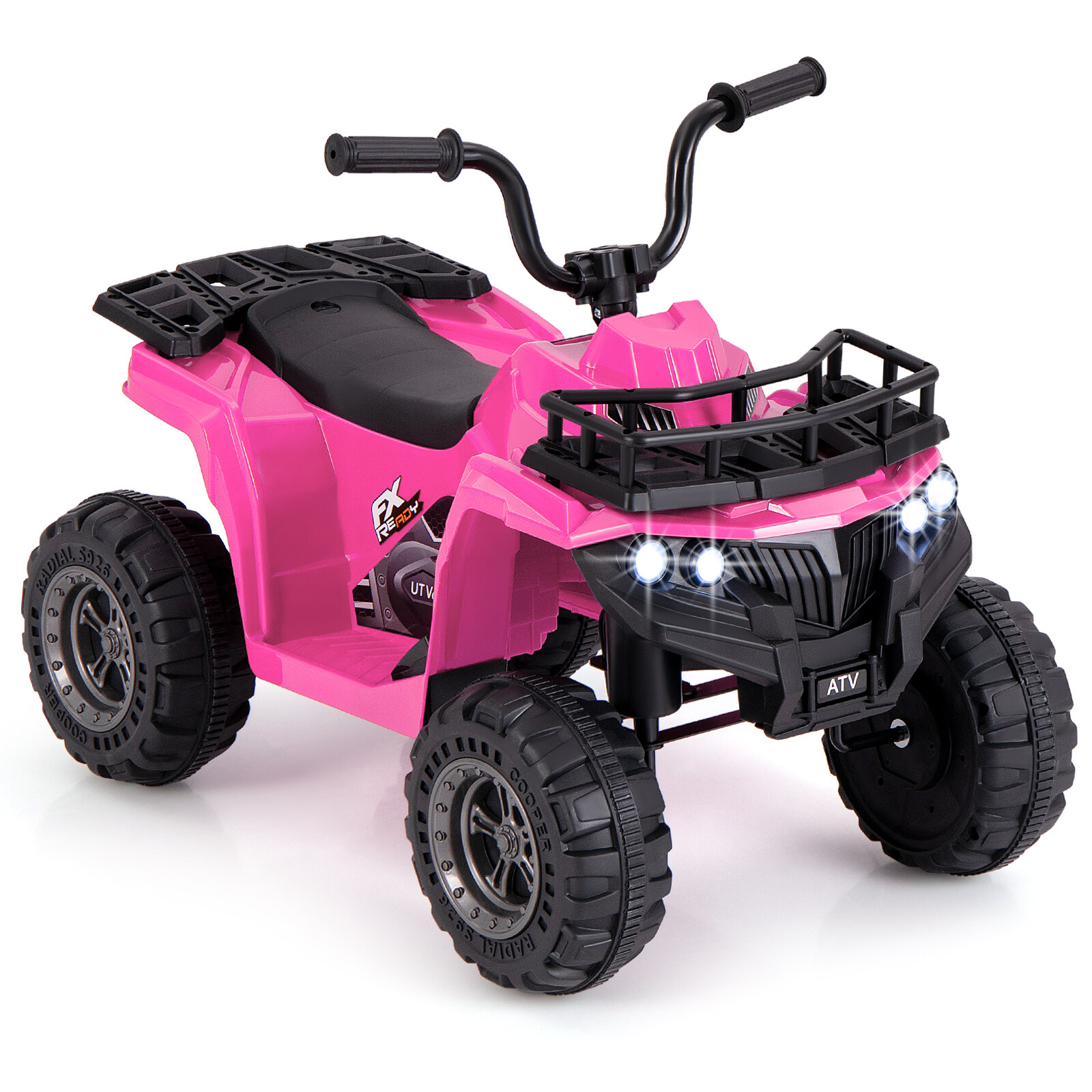 6 V laste elektriline ATV edasi- ja tagasikäiguga laste ATV elektriauto roosa