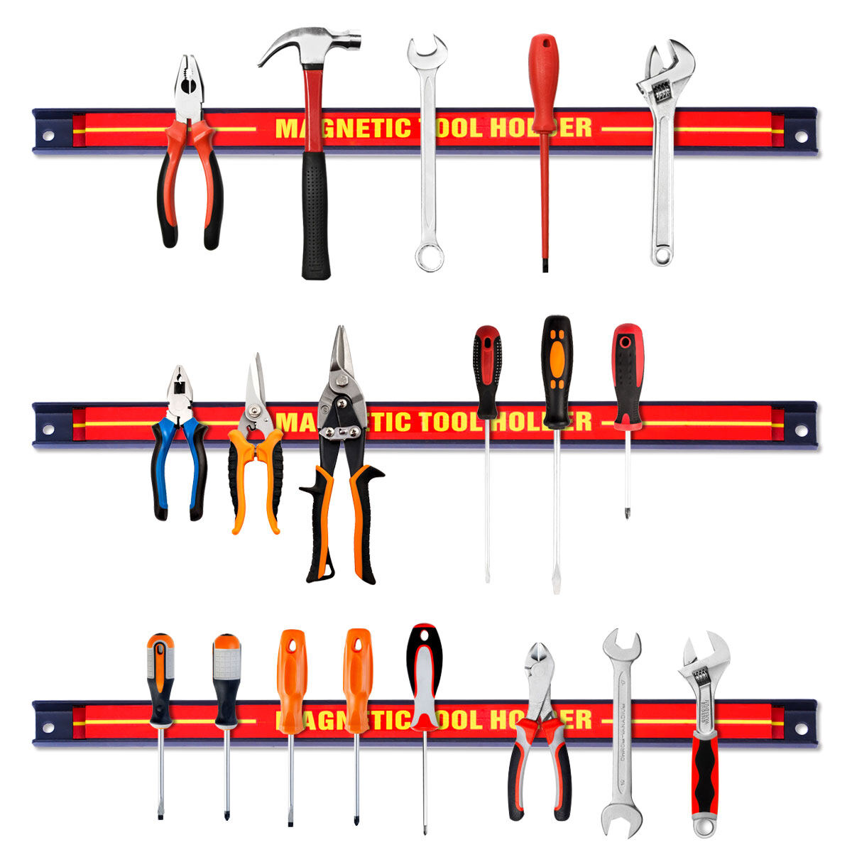 Tööriistade magnetriba 46cm 3 tk.