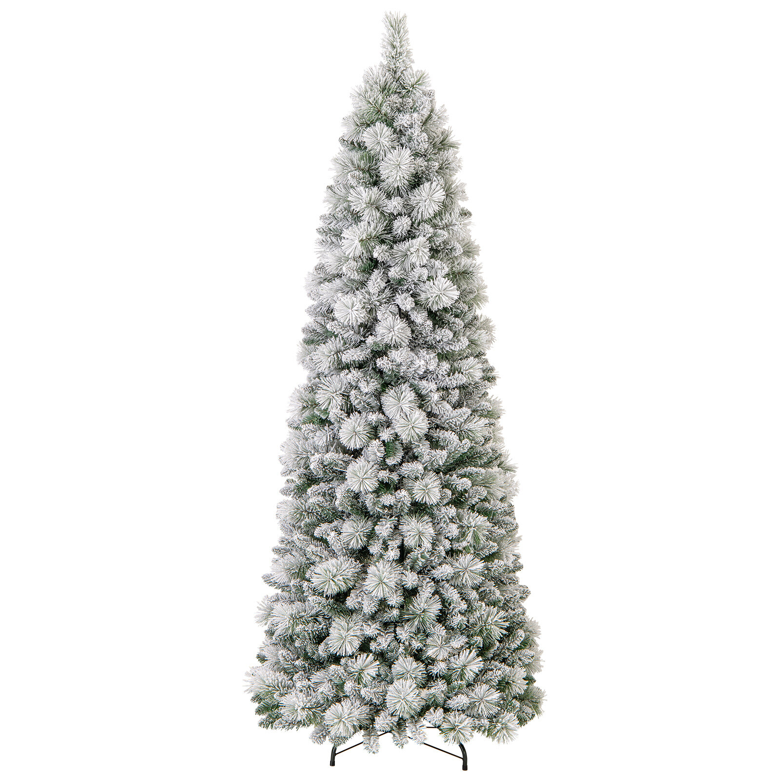 210 cm pikkune kunstkuusk valgustusega. Hüpik-kuusk 200 sooja valge LED-tule ja 680 oksaotsaga.
