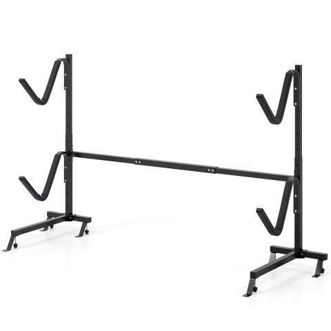 Kajakihoidik, kajaki hoiuriiul, kajakialus, kajakile, SUP-kanuule, kandevõime 80 kg, must