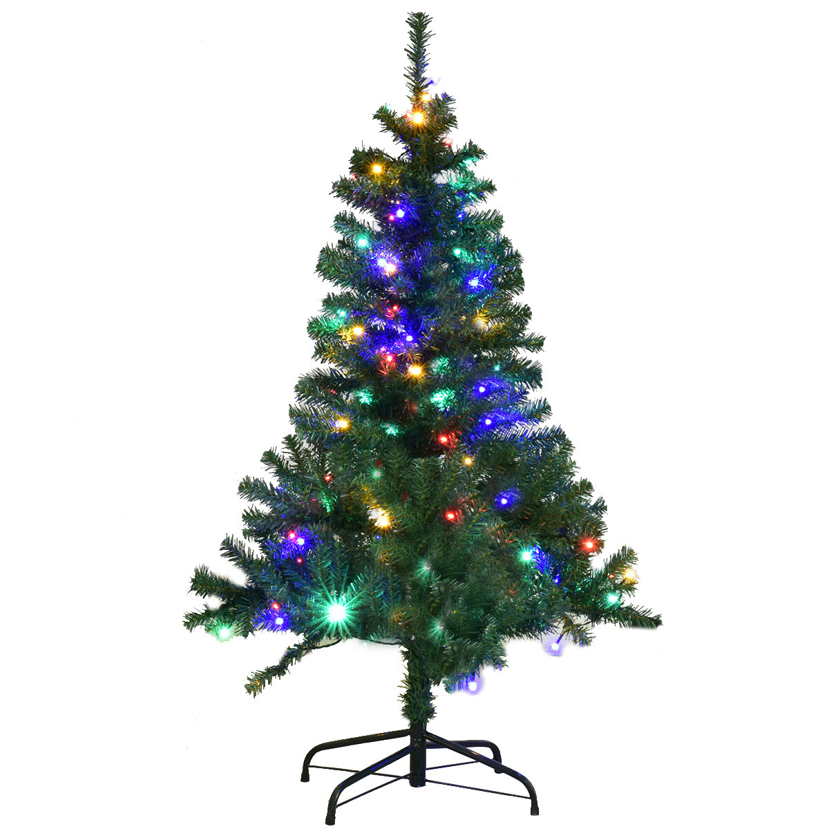 Jõulupuu Kunstkuusk LED-tuledega Valgustatud jõulupuu 150cm