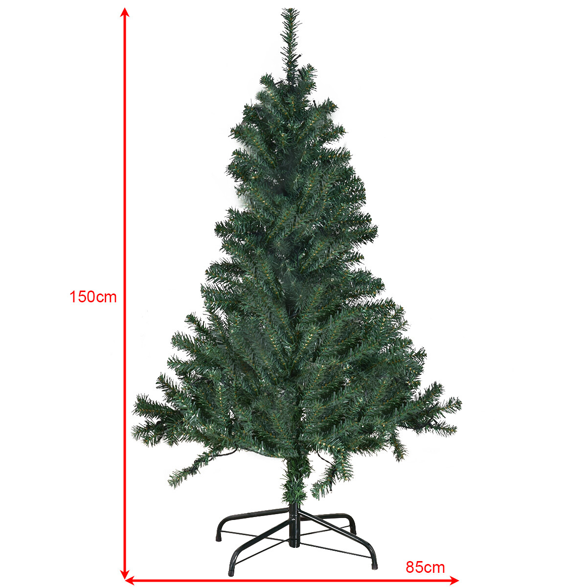 Jõulupuu Kunstkuusk LED-tuledega Valgustatud jõulupuu 150cm
