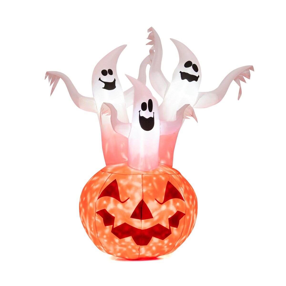 Halloweeni kaunistus kummitustega ja kõrvitsatega 140 x 90 x 182 cm