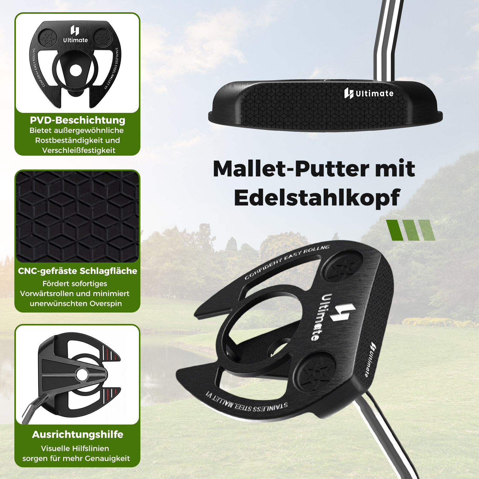 11-osaline golfikeppide komplekt paremakäelistele mängijatele koos golfikotiga. Golfikomplekt, golfikeppide komplektid, golfikott.