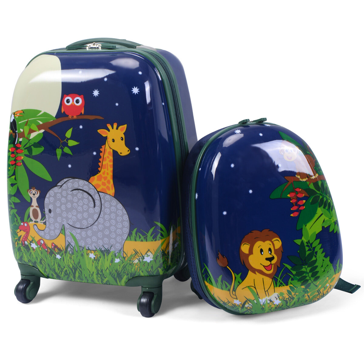 2-osaline kohvrikomplekt reisipagas lastepagas 16'' kohver + 12'' seljakott