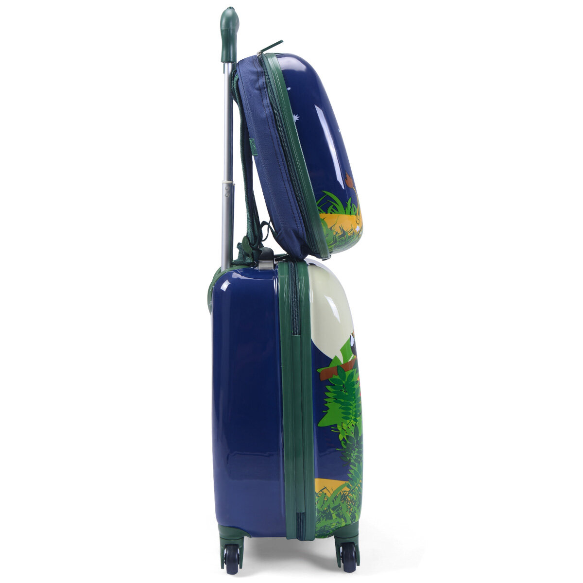 2-osaline kohvrikomplekt reisipagas lastepagas 16'' kohver + 12'' seljakott