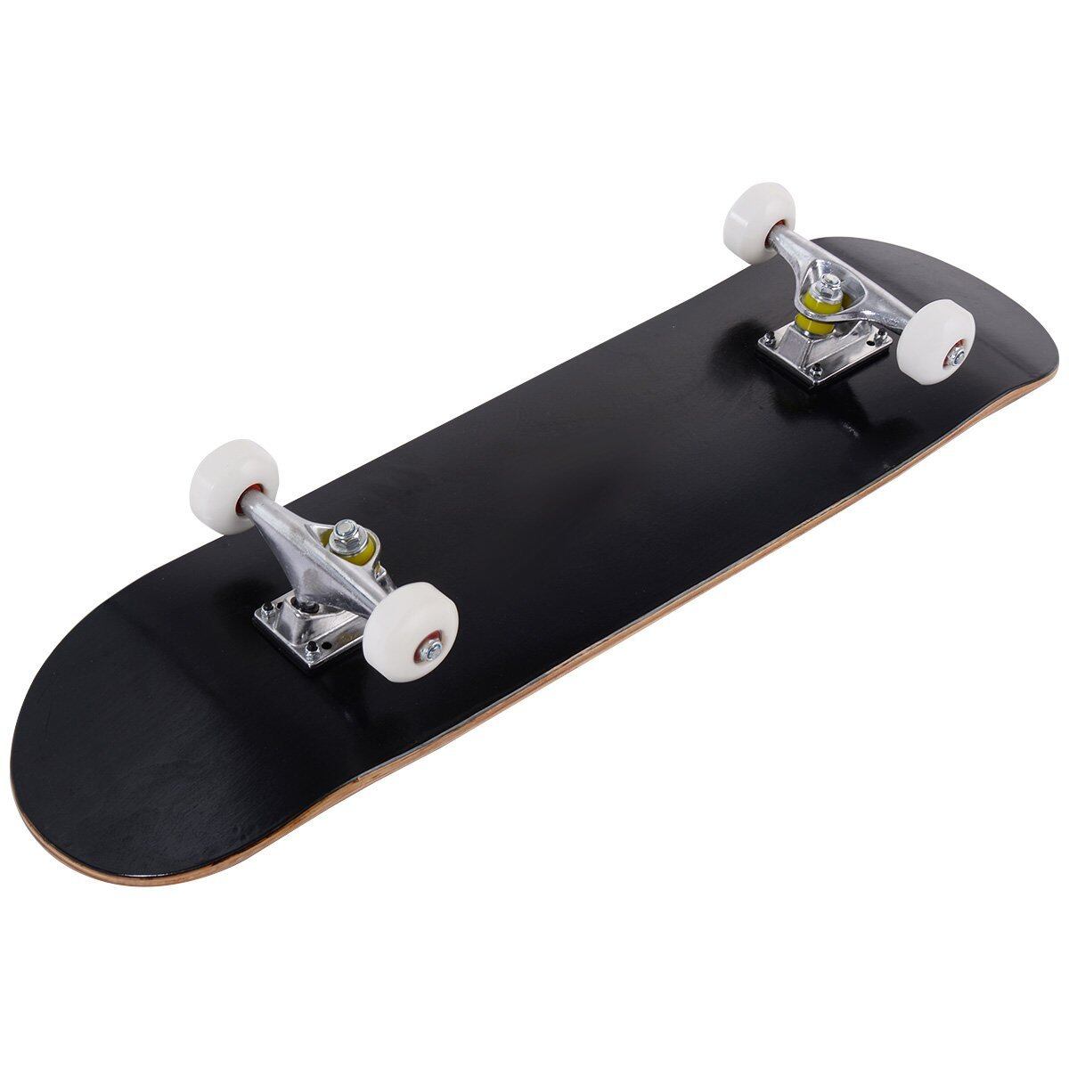 Rula, komplekt, Funboard, Minicruiser, puidust, Longboard, 20x79cm - must