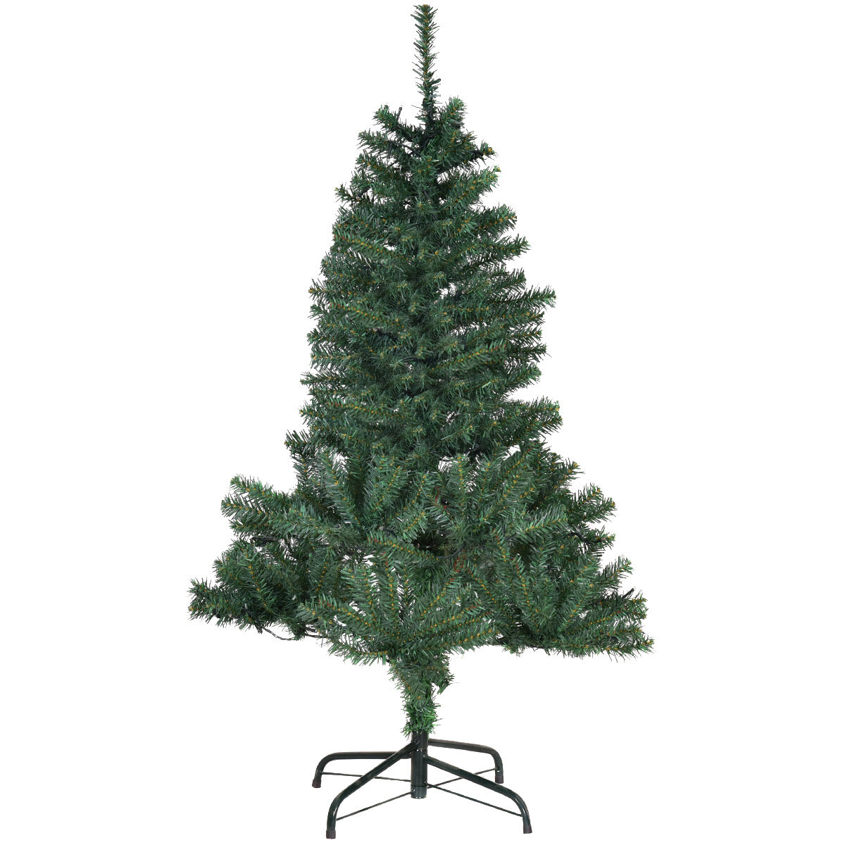 Jõulupuu Kunstlik jõulupuu LED-tuledega Jõulupuu 120/180/210/240/270 cm Roheline-120 cm