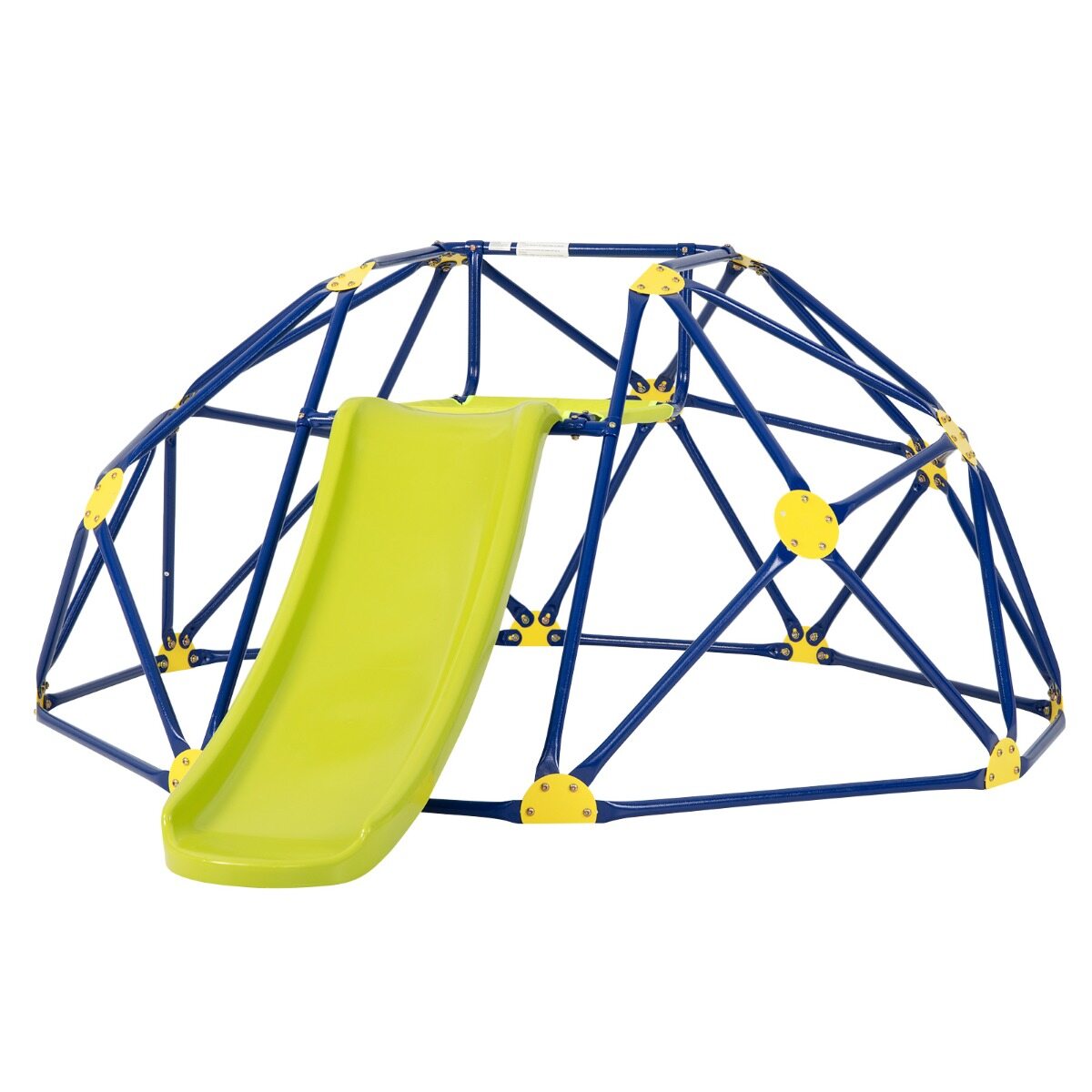 Geomeetriline kupli ronimis- ja mängukomplekt liumäega - roheline