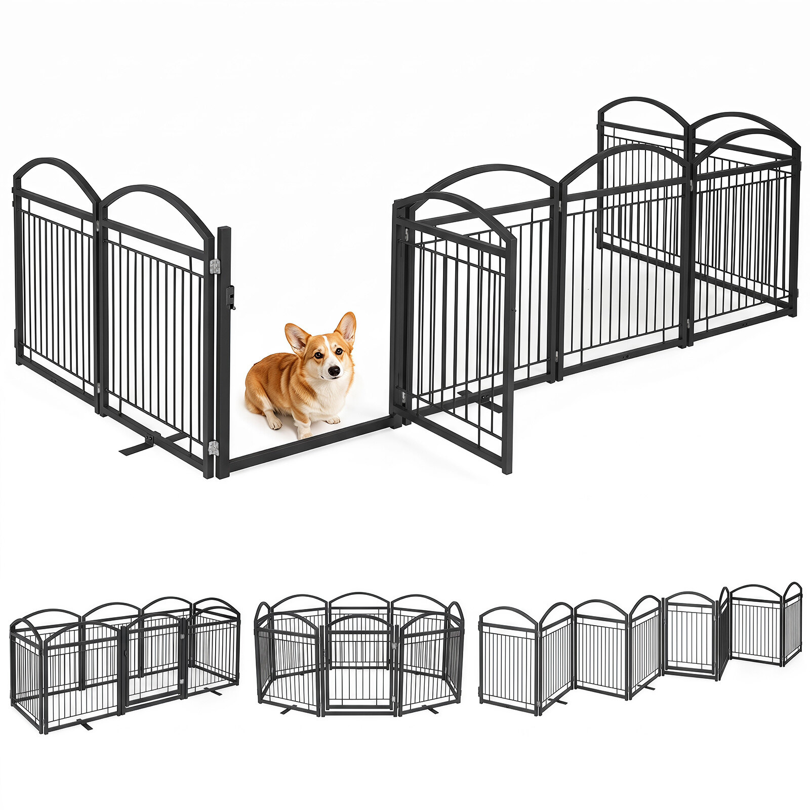 Immagine prodotto - Cancello per cani con porta