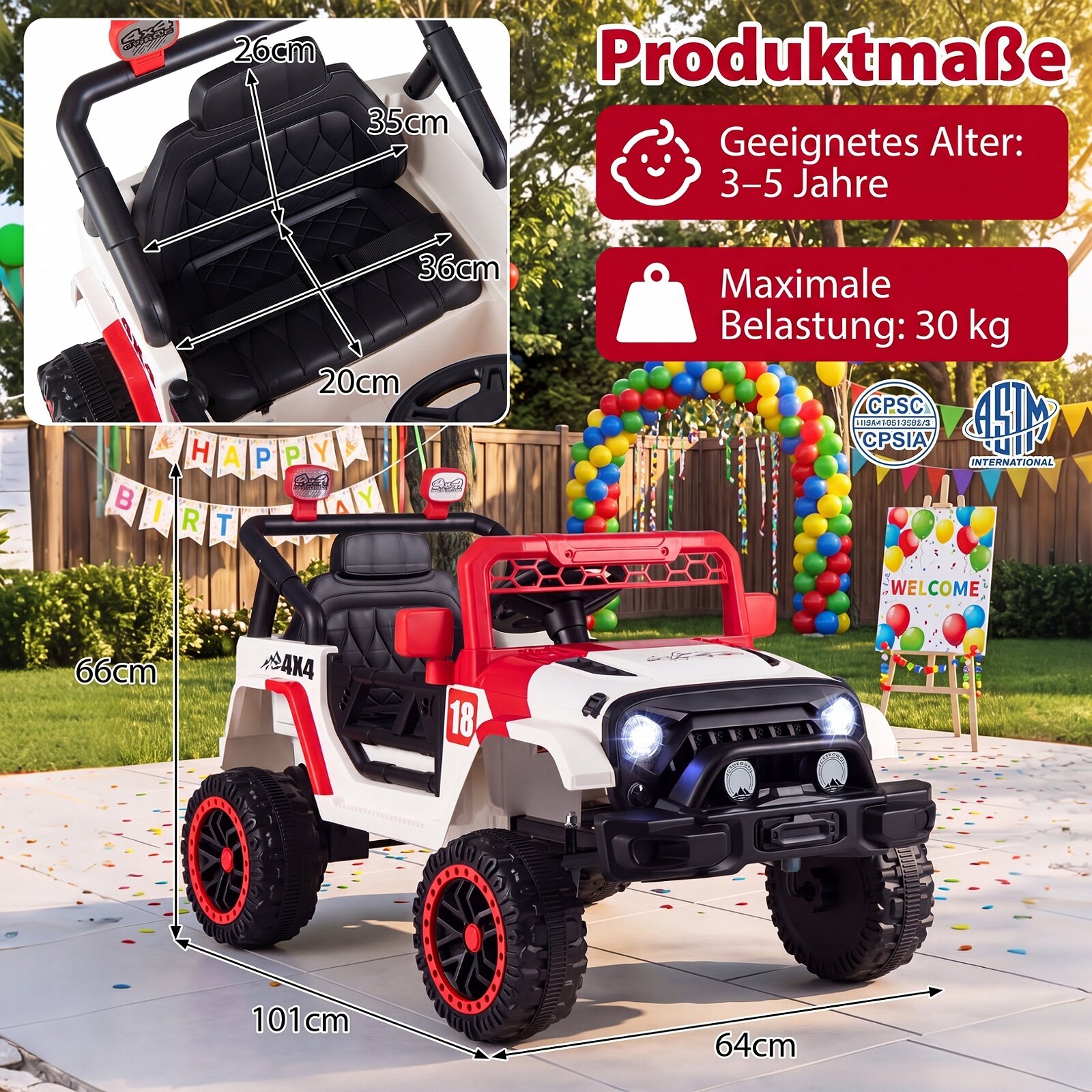 Laste elektriauto 12 V, lasteauto kahe sõidurežiimi ja puldiga, kandevõime 60 kg, punane