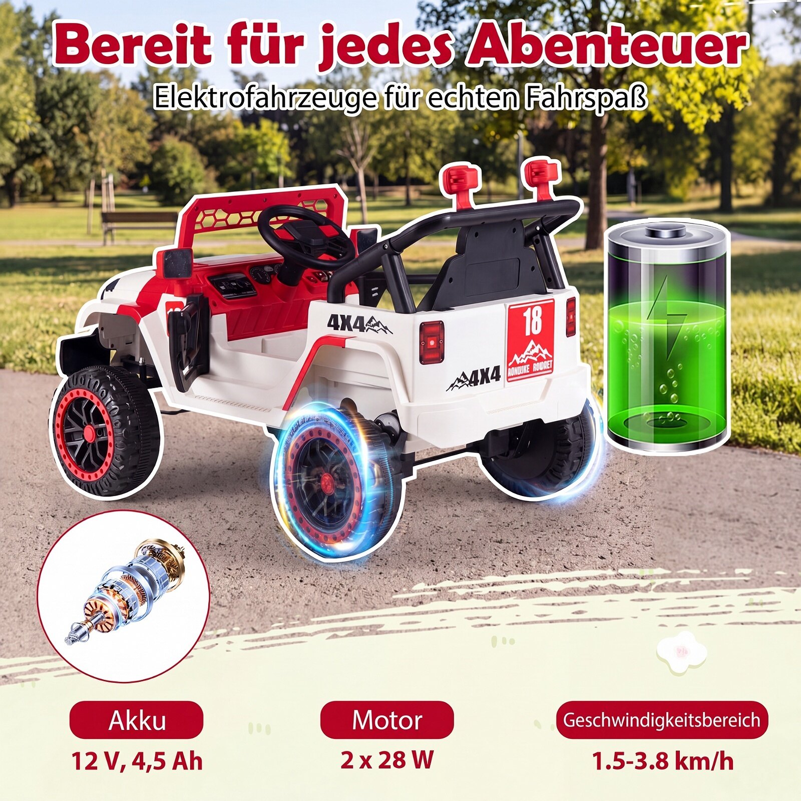 Laste elektriauto 12 V, lasteauto kahe sõidurežiimi ja puldiga, kandevõime 60 kg, punane