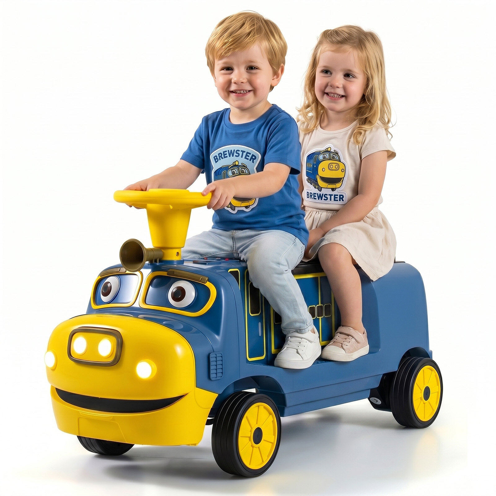 Laste elektriauto 12 V, elektriline sõiduauto 2 istme ja 2 mootoriga, 95 x 41 x 51 cm, sinine