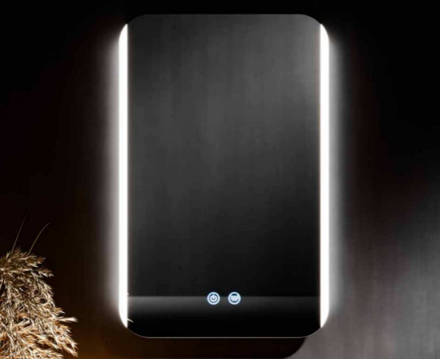 Vannitoa peegel LED-valgustusega, 3 heledat värvi, hämardatav ja astmeteta heleduse reguleerimine, 70 x 50 cm