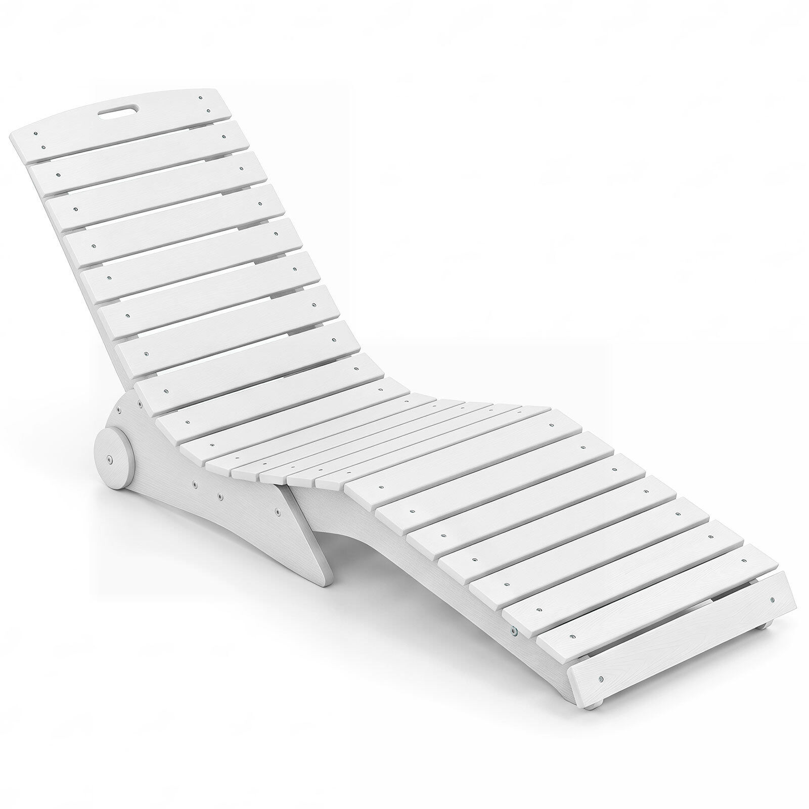 Ergonoomiline basseinilamamistool ratastega, ujumisvastane, madalas vees kasutamiseks - valge