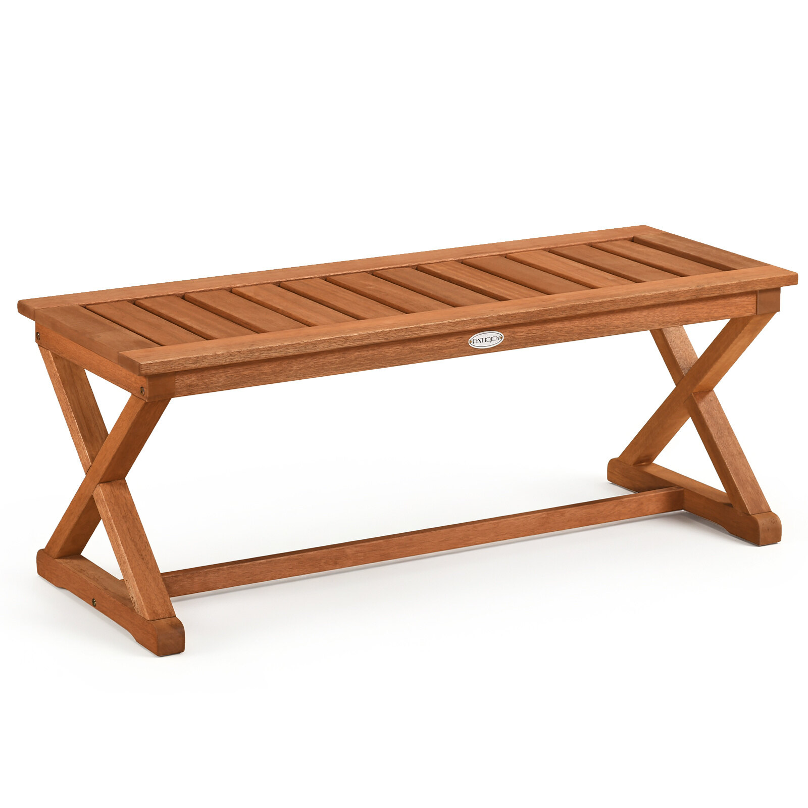 Kahekohaline 112 cm täispuidust aiapink liistudega istmega terrassile, pargile, rõdule – 1 tk