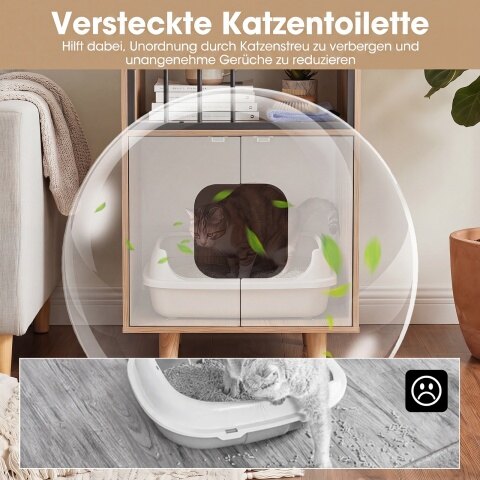 Kassiliivakasti aedik riiuli ja kahe uksega, puidust majakujuline, siseruumidesse, naturaalne