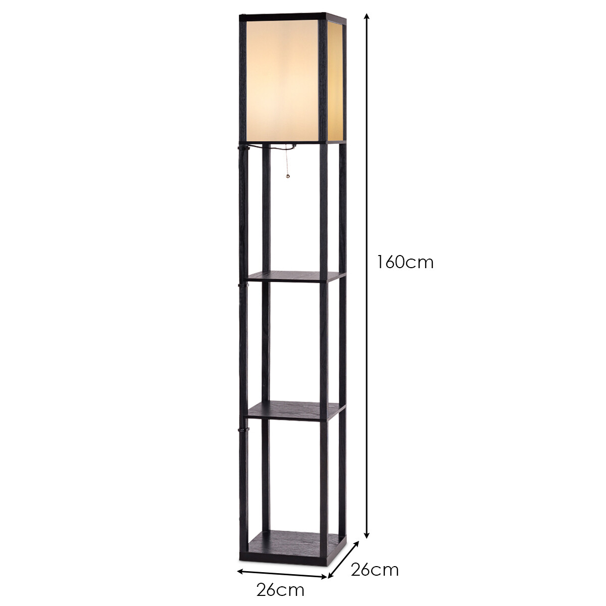 Elegantne raamaturiiul lambiga 2in1